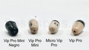 Comparativa pinganillo Vip Pro, Nano Vip y Micro Vip